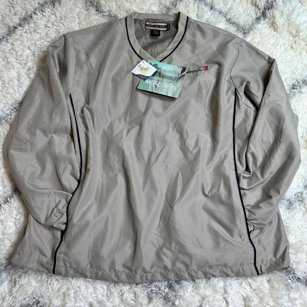 Women's Taupe Windbreaker Sweater